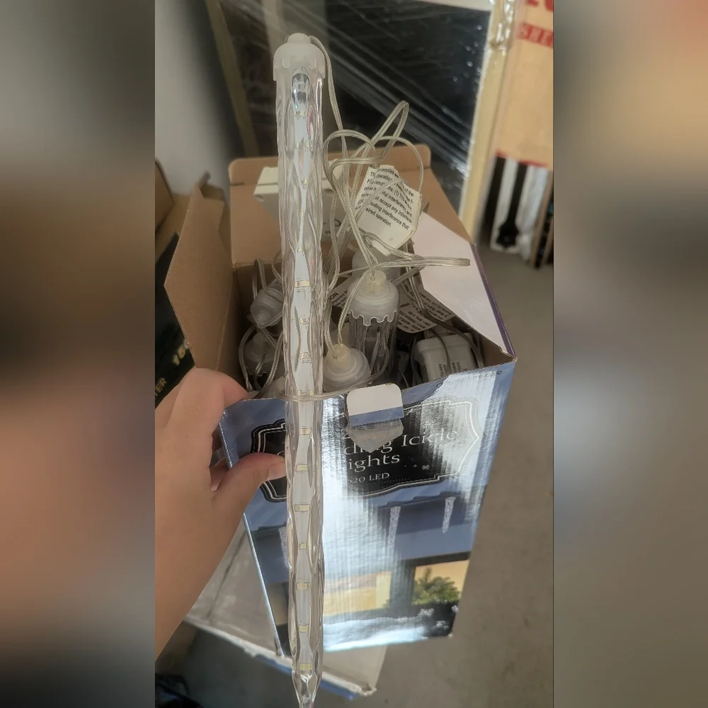 Realistic Icicle String Lights